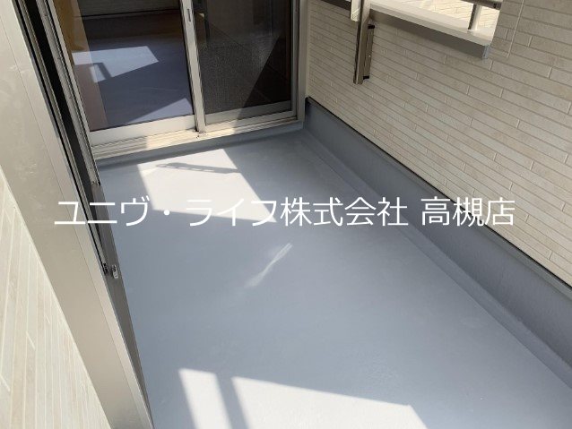 郡家新町タウンハウスＶ ベランダ