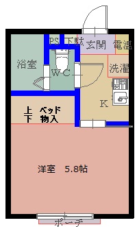 山豊ハイツ 間取り