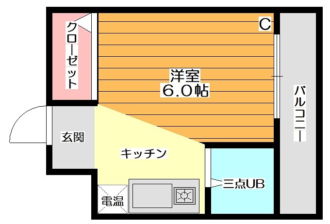 ソサエティ山手(女性専用) 間取り