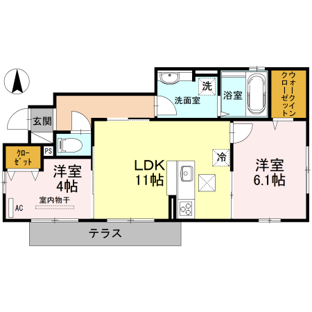 トワヴェール　Ⅴ 間取り