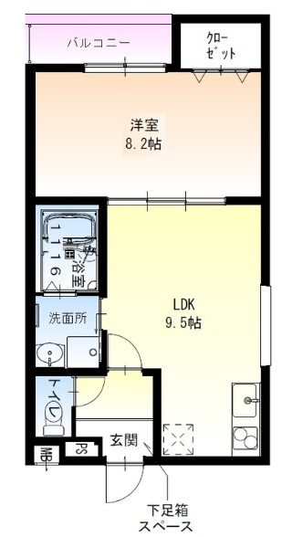 フジパレス高槻出丸町 間取り