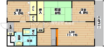 ラ・グラシューズ 間取り図