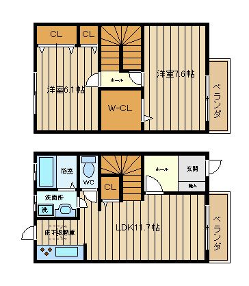 ソレールエヴァン 間取り