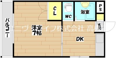 谷口ビル  303号室 間取り