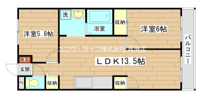 シャルマンコーポかわぐち 間取り