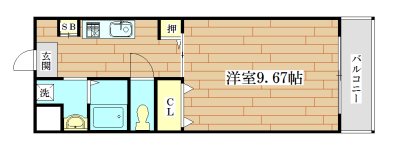 メトロノーム 301号室 間取り