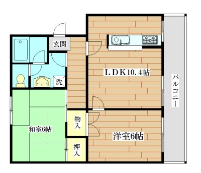 松原マンション（マツバラマンション） 間取り