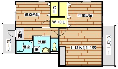 カーサトリアーデⅠ 間取り