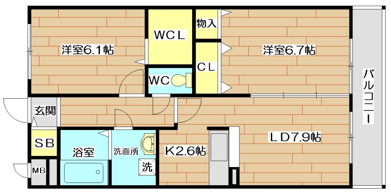 アルコバレーノ 間取り