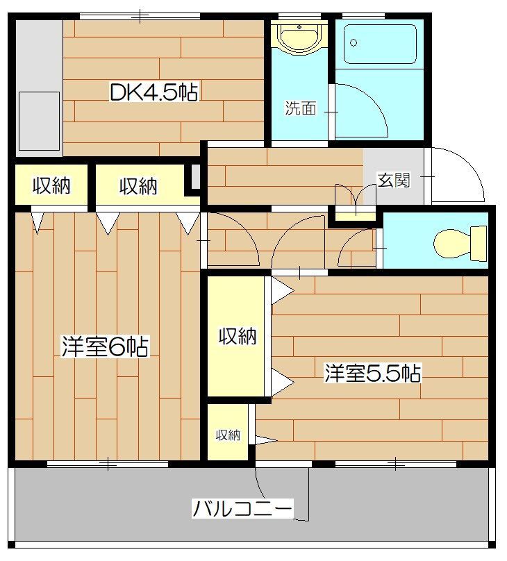 高槻野村マンション 間取り