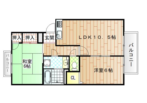 ハイツデガジェ 間取り図