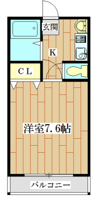 フェリセ富田 間取り図
