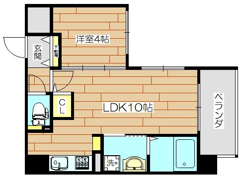 プレステージ七番館 間取り図