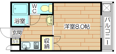 シャルル高槻  間取り図