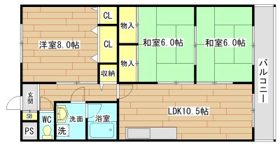 メゾン・ラ・ポール 間取り