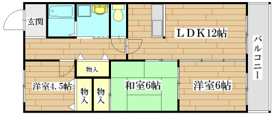 サンシャイン天神山 間取り