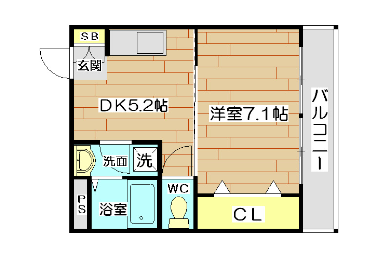 クローバーコート 間取り