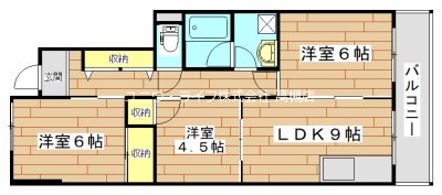 マンション平田A棟 間取り