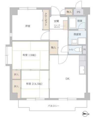 パレ・サンティール  間取り図