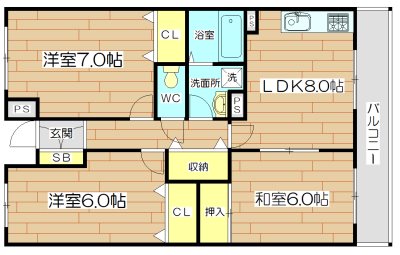 クリアコートＴ&amp;amp;Ｔ 間取り図