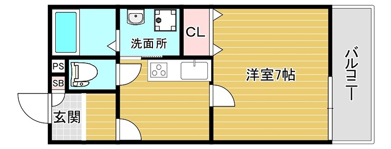 仮称）高槻市古曽部共同住宅 間取り