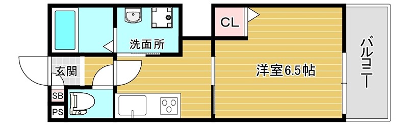 仮称）高槻市古曽部共同住宅 間取り