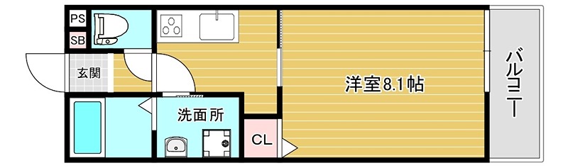 仮称）高槻市古曽部共同住宅 間取り