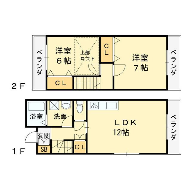レスポワールＢ棟 間取り