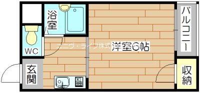 マンション一里塚 405号室 間取り
