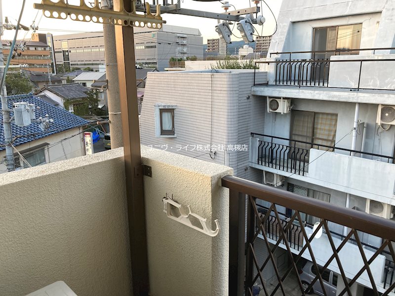 マンション一里塚 ベランダ