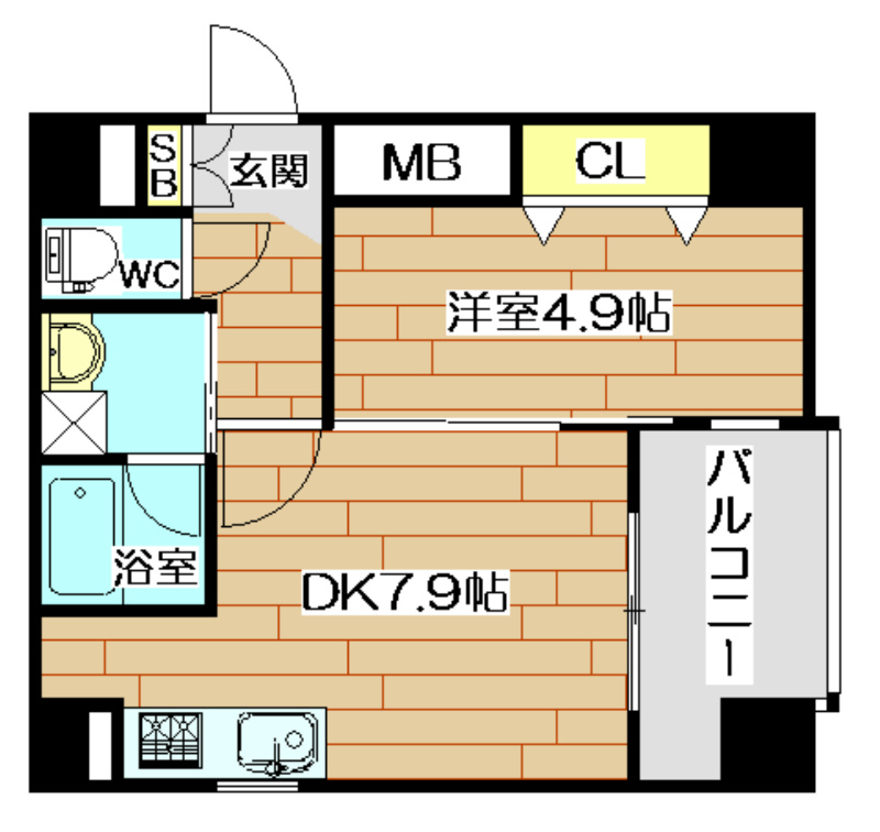 Gluck芥川（グリュック芥川） 間取り