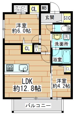 カスカータ高槻 間取り