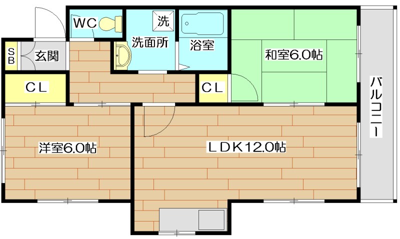メゾン・ヴィラージュ 203号室 間取り