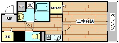 グーテンターク富田2 間取り