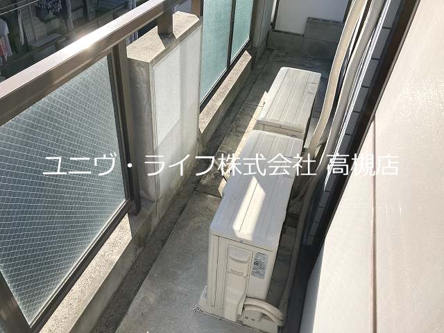 郡家シャトルマンション４号棟 ベランダ