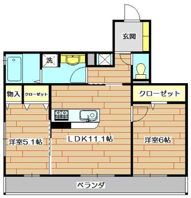 Y's square（ワイズスクエア） 間取り
