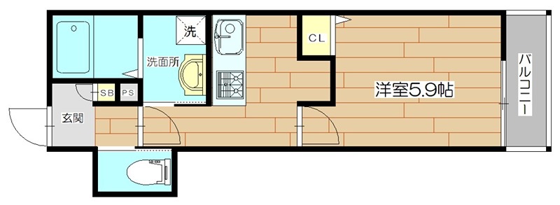 仮称）高槻市赤大路共同住宅 間取り図