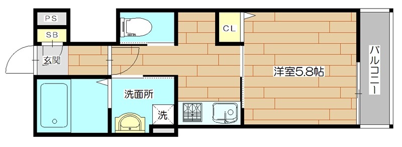 仮称）高槻市赤大路共同住宅 間取り図
