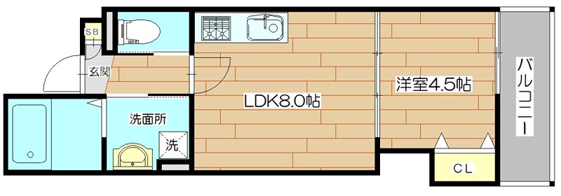 仮称）高槻市赤大路共同住宅 間取り