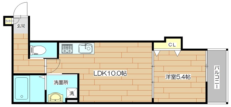仮称）高槻市赤大路共同住宅 間取り