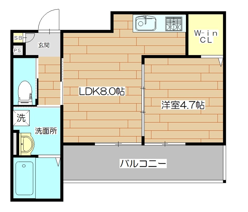 仮称）高槻市赤大路共同住宅 間取り