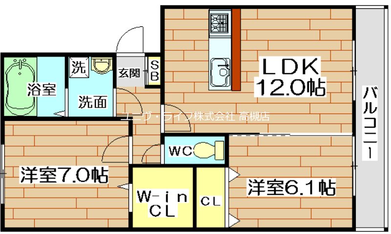 ジョリーメゾンノール 間取り