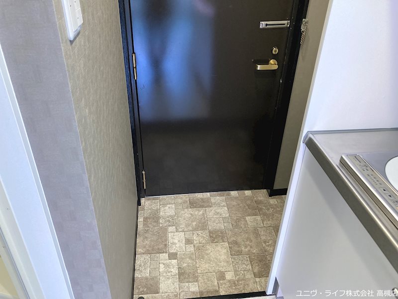 クローバーMオザキA棟 玄関