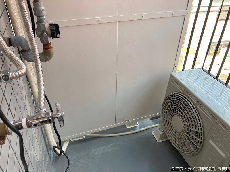 クローバーMオザキA棟 ベランダ