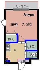 ウェルフェアーⅡ 間取り図
