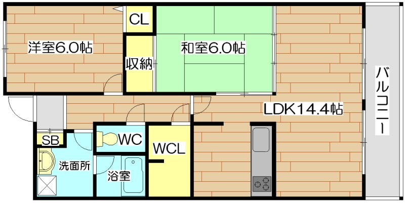 クレストフォート 間取り