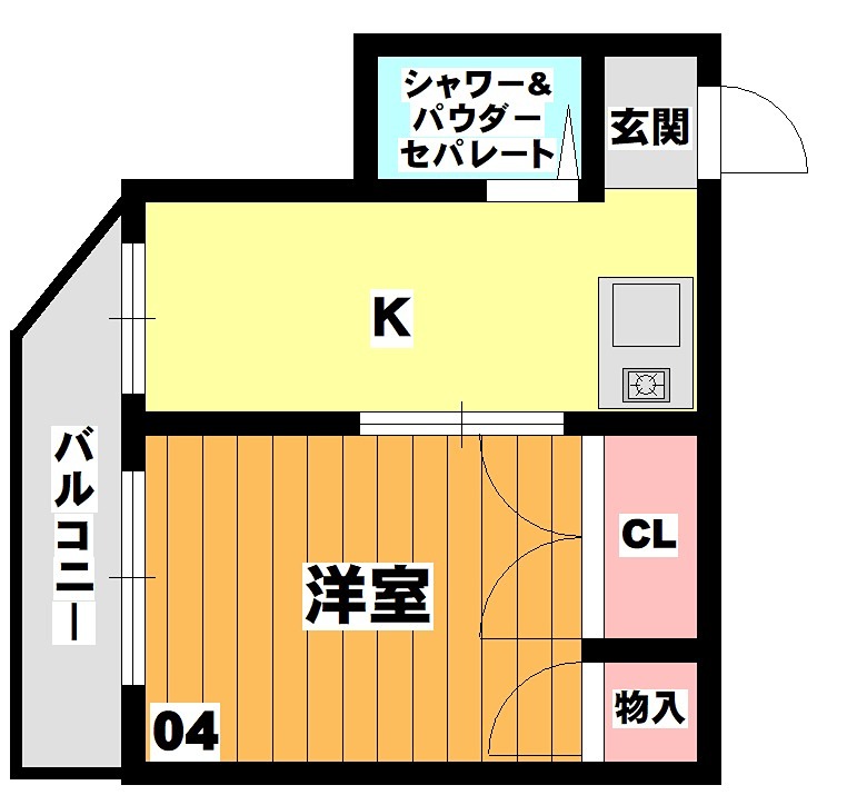 レコルテ千里山Ⅰ  間取り