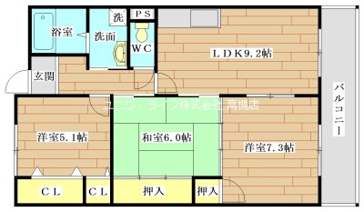 ラフォーレ南平台 間取り