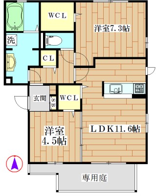 ウエストコート 間取り