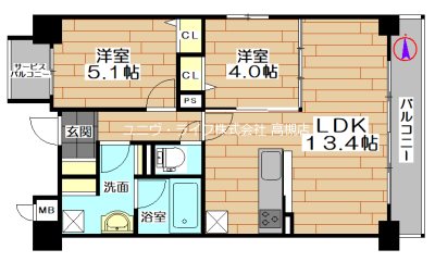 LeVert高槻（ルヴェールタカツキ） 間取り